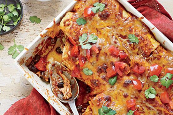 20-Minute Chicken Enchiladas