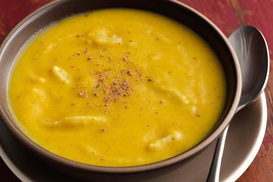 Acorn Squash and Apple Soup