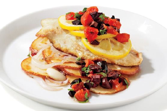Alfred Portale's Red Snapper With Potatoes and Onions