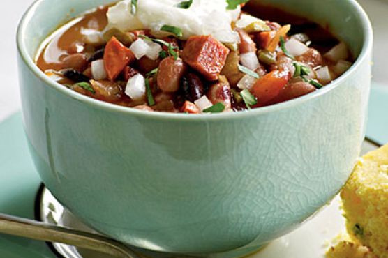 Anasazi and Black Bean Chili