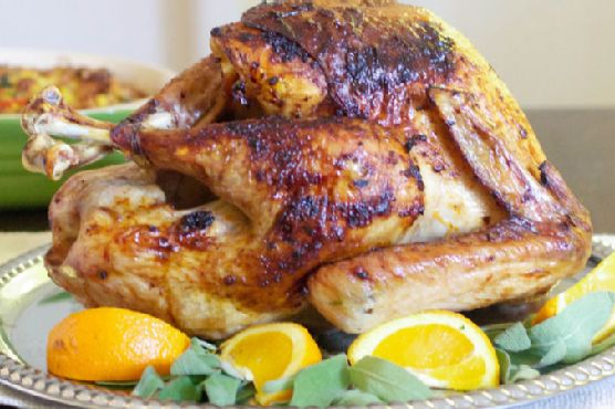 Ancho Chile Turkey with Maple Bourbon Glaze