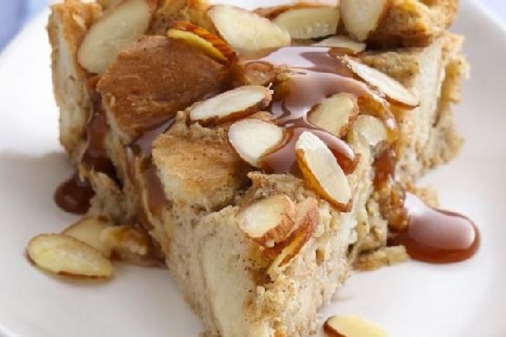 Apple and Caramel Bread Pudding
