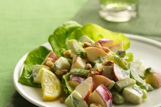 Apple and Celery Salad with Creamy Lemon Dressing