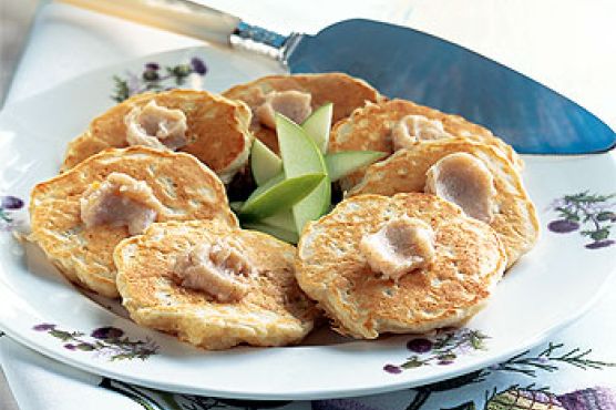 Apple Pancakes with Cinnamon Butter