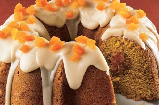 Apricot-Filled Pumpkin Cake with Browned Butter Frosting