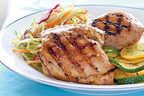 Apricot-Glazed Grilled Chicken