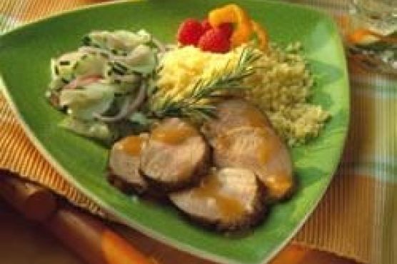 Apricot-Mustard Grilled Pork Tenderloin