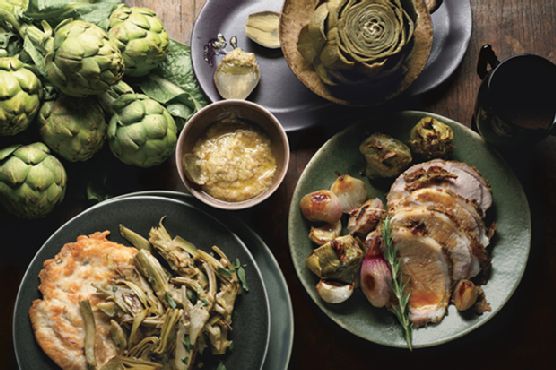 Artichokes with Bagna Cauda