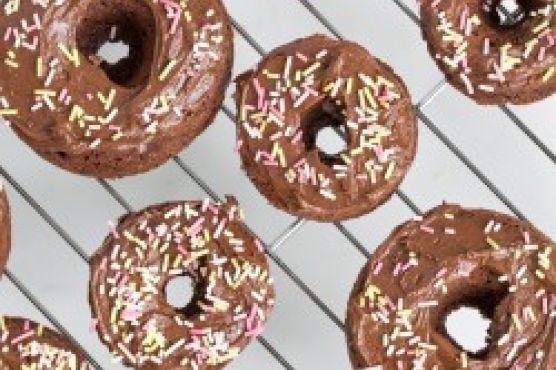 Ashley's Triple Chocolate Doughnuts