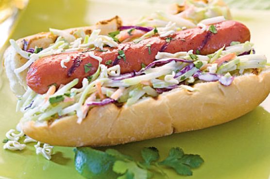 Asian Slaw Dogs