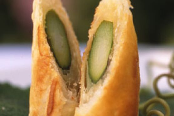 Asparagus Parmesan Pastry Rolls