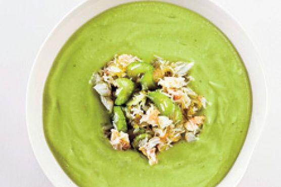 Avocado and Crab Soup