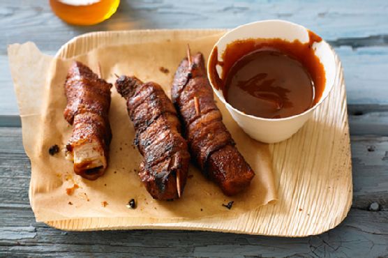 Bacon-Wrapped Pig Wings