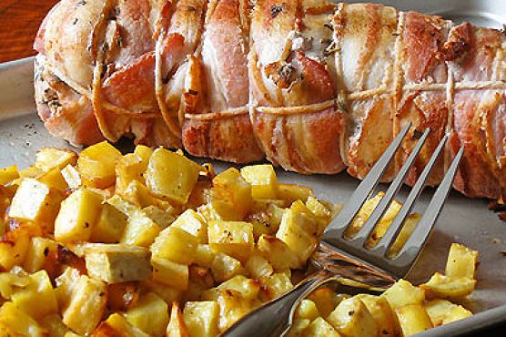 Bacon Wrapped Pork Tenderloin