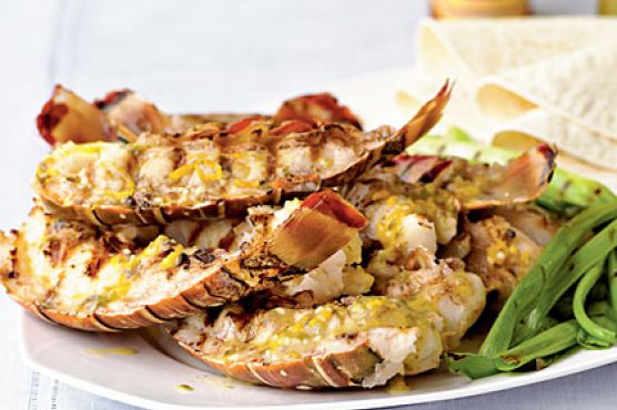 Baja-Style Grilled Rock Lobster Tails