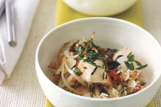 Baked Chicken and Rice