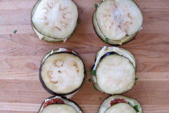 Baked Eggplant Sandwiches