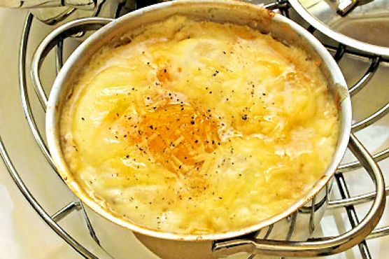 Baked Eggs with Rashers & Bangers