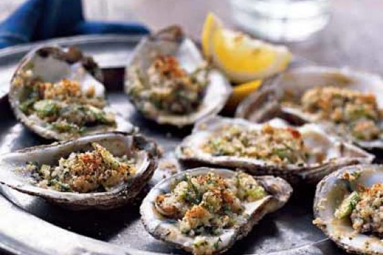 Baked Italian Oysters