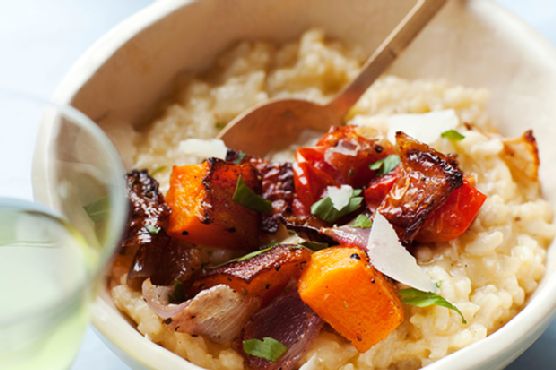 Baked Risotto with Roasted Vegetables