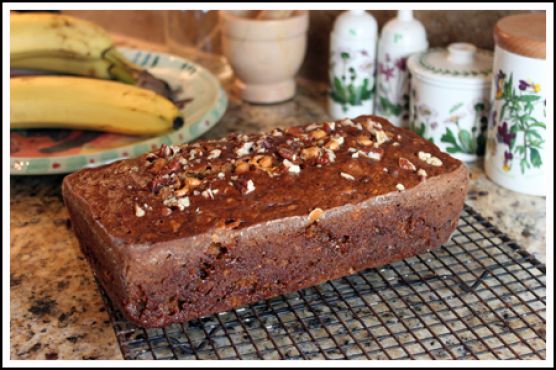 Banana Butterscotch Bread with Toasted Pecans