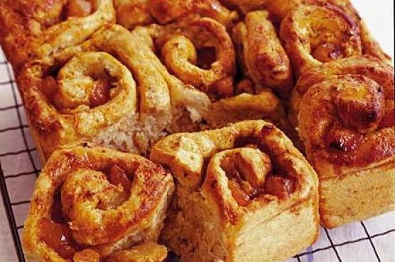 Banana & cinnamon whirls