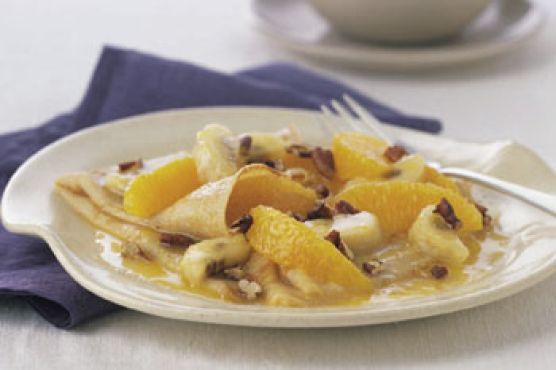 Banana Orange Crepes