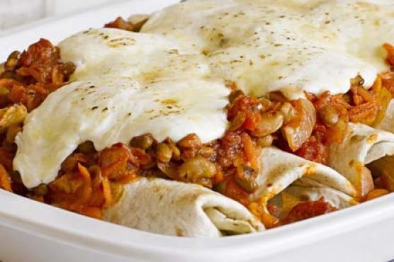 Bean enchiladas