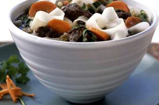 Beef and Bok Choy Hot Pot