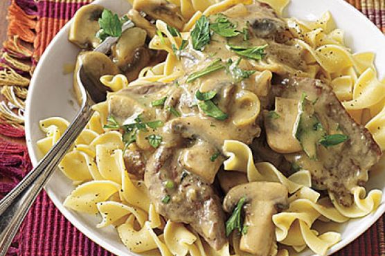 Beef and Mushrooms Dijon