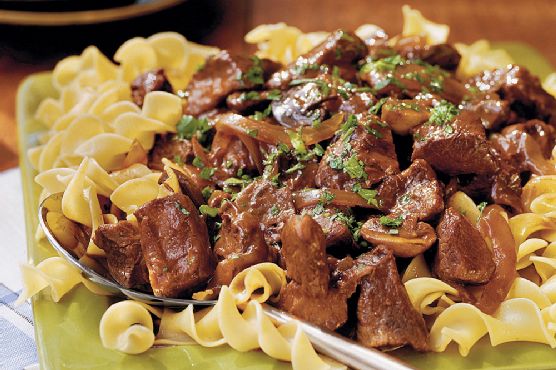 Beef With Red Wine Sauce