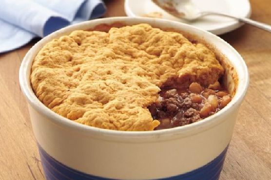 Beefy Bean Pot Pie