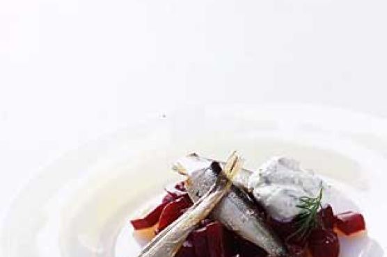 Beet and Sardine Salad