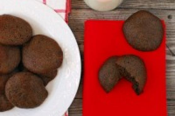 Big, Soft, Almost Fat Free Chocolate Cookies
