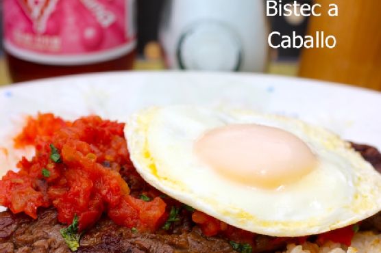 Bistec a Caballo (Creole Steak on Horseback)
