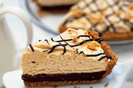Black-Bottom Peanut Butter Mousse Pie