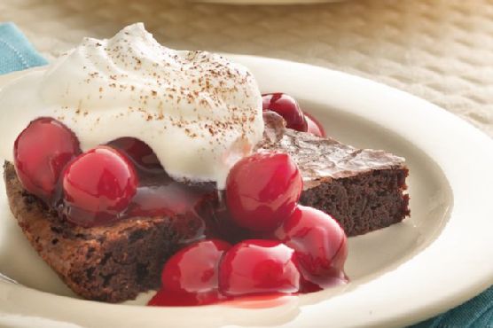 Black Forest Brownie Dessert