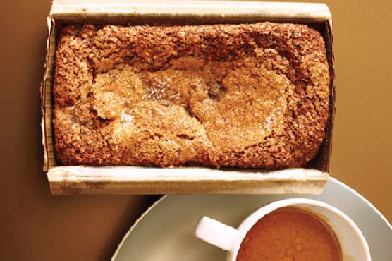 Black Sesame-Pear Tea Cake