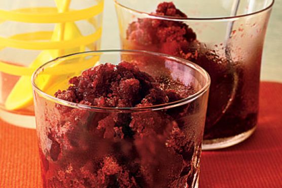 Blackberry Merlot Granita