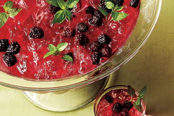 Blackberry Mojito Punch