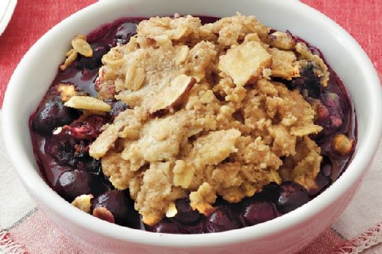 Blueberry Almond Cobbler