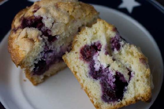 Blueberry Cream Cheese Danish Muffins