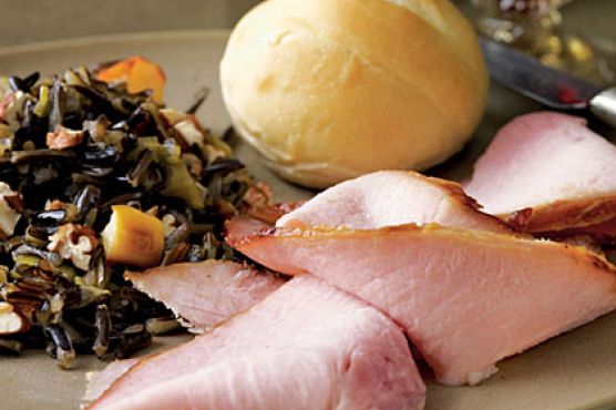 Bourbon and Orange-Glazed Ham