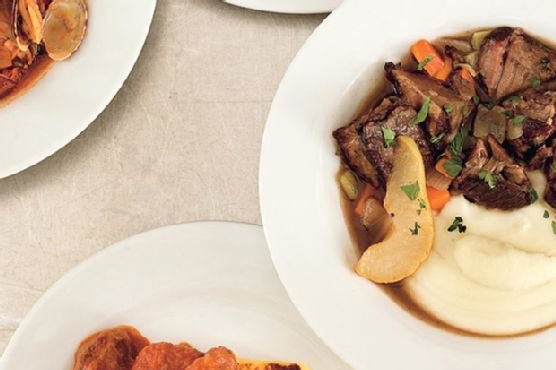 Braised Beef with Pears and Fresh Ginger