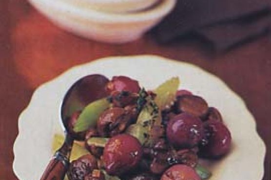 Braised Chestnut and Pearl Onion Confit