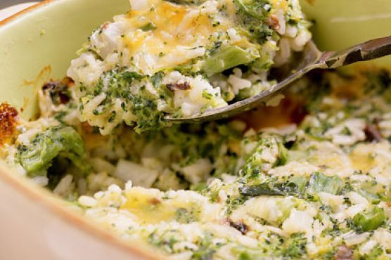 Broccoli, Cheese, and Rice Casserole
