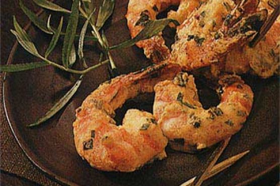 Broiled Shrimp with Mustard and Tarragon
