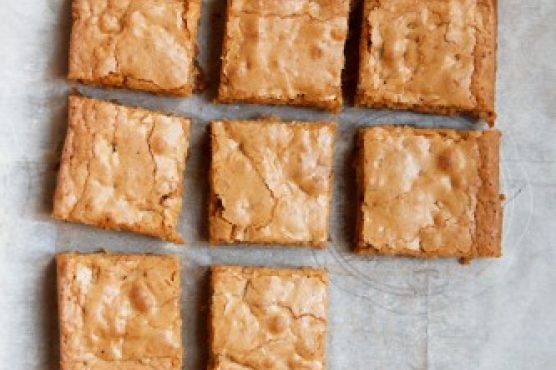 Brown-Butter Toffee Blondies