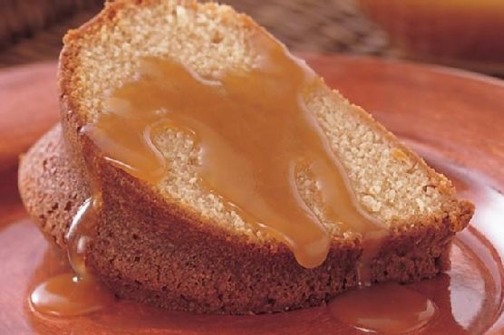 Brown Sugar Cake with Buttery Brown Sugar Sauce