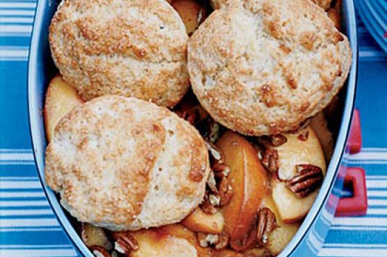 Buttermilk-Biscuit Peach Cobbler